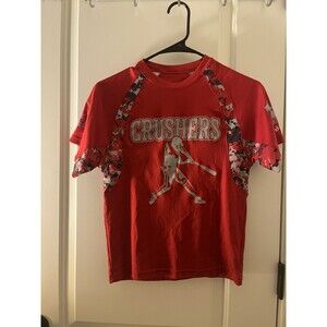 Badger Sport Boys Active Short Sleeve T-Shirt Graphic Size Small Red